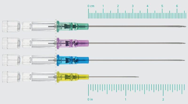 Канюля внутрішньовенна Introcan Safety® Deep Access 22G, 0,9 х 64 мм, синя